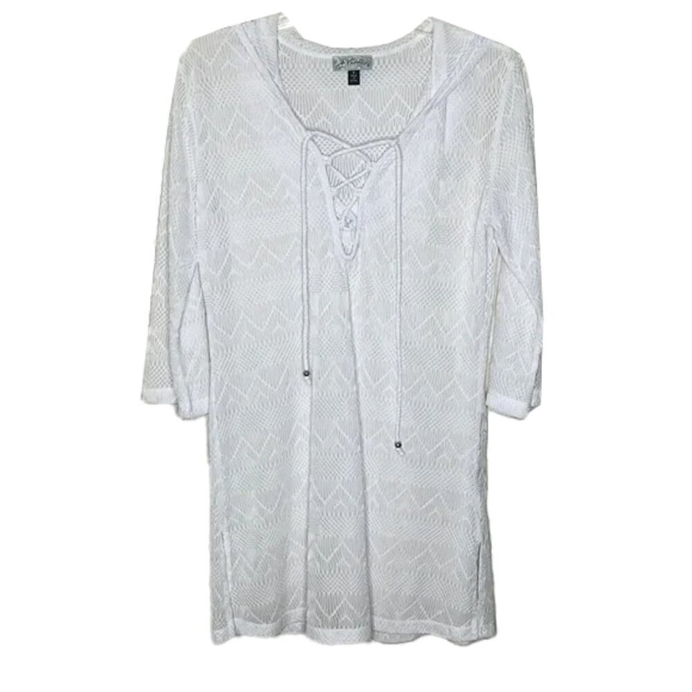 ❤️ J VALDI Hooded Blouse Size S